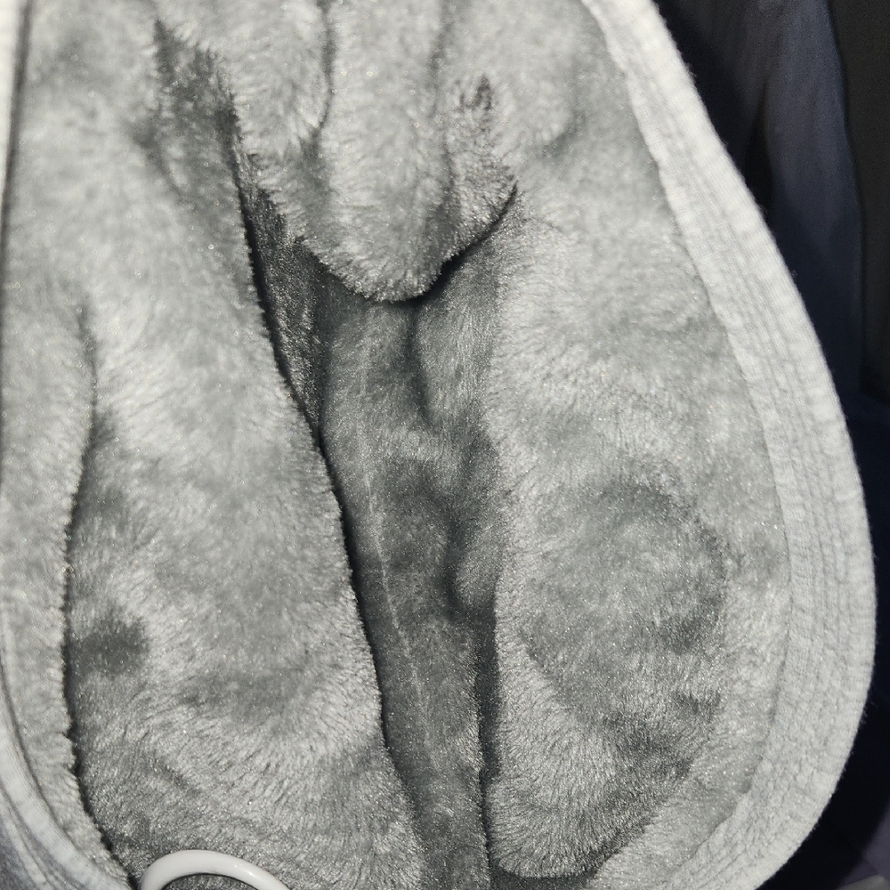 Source Unknown Light Gray Hooded Jacket - image 6